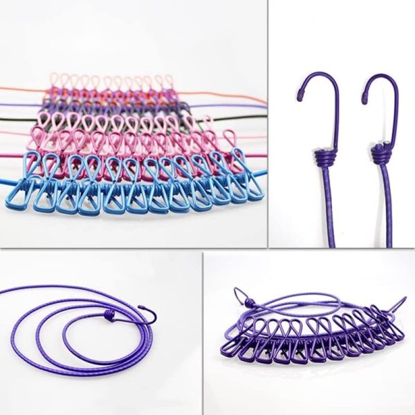 Multi-Functional Portable Drying Rope