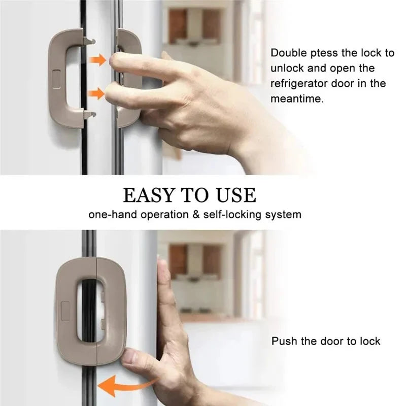Multifunctional Lock For Refrigerator Lock, Cabinet Lock, Child Safety Lock