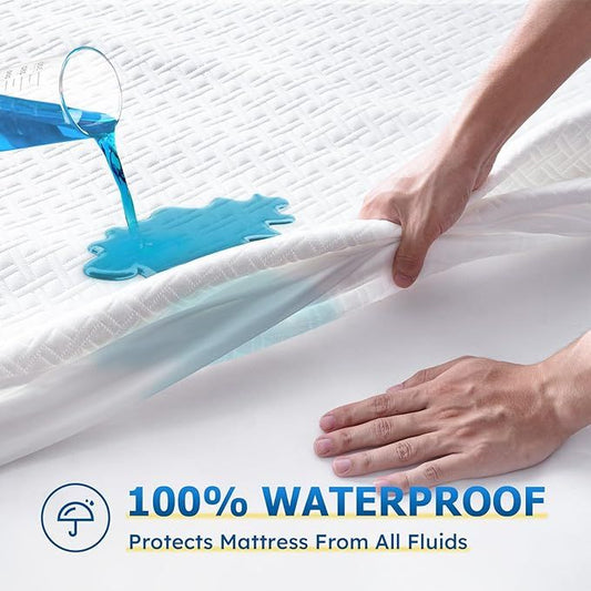 Water Proof Mattress Cover ( Random Color )