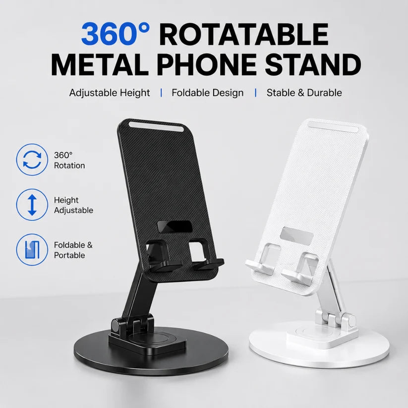 Adjustable 360° Metal Phone Stand