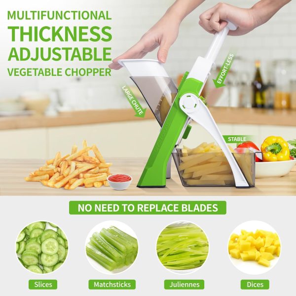 4-in-1 Adjustable Vegetable Chopper and Grater
