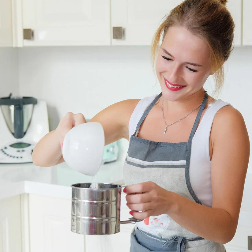 Hand Press Flour Sifter - Soft Rotis & Smooth Dough