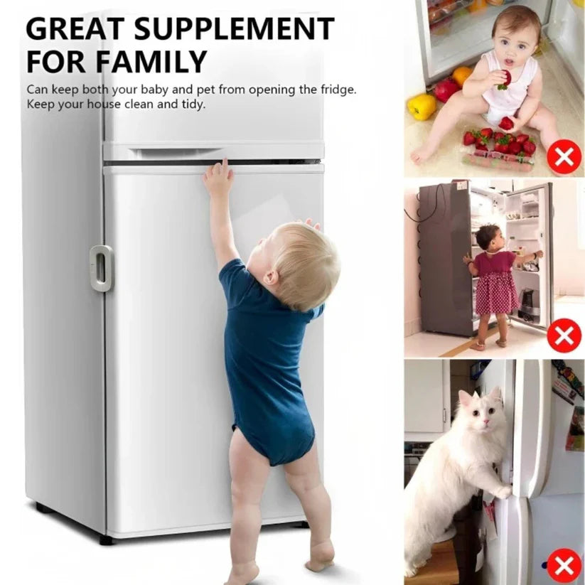 Multifunctional Lock For Refrigerator Lock, Cabinet Lock, Child Safety Lock