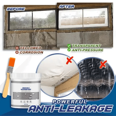 Anti-Leak Waterproof Sealant – Wall, Roof, Window & More (Brush Included)
