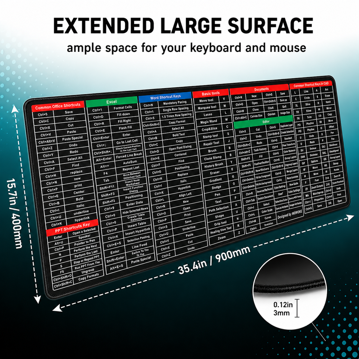 Shortcut Keys Keyboard Pad