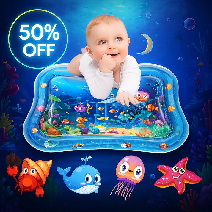 Infinno Inflatable Tummy Time Water Play Mat – Premium Sensory Toy for Infants & Toddlers (3–24 Months)