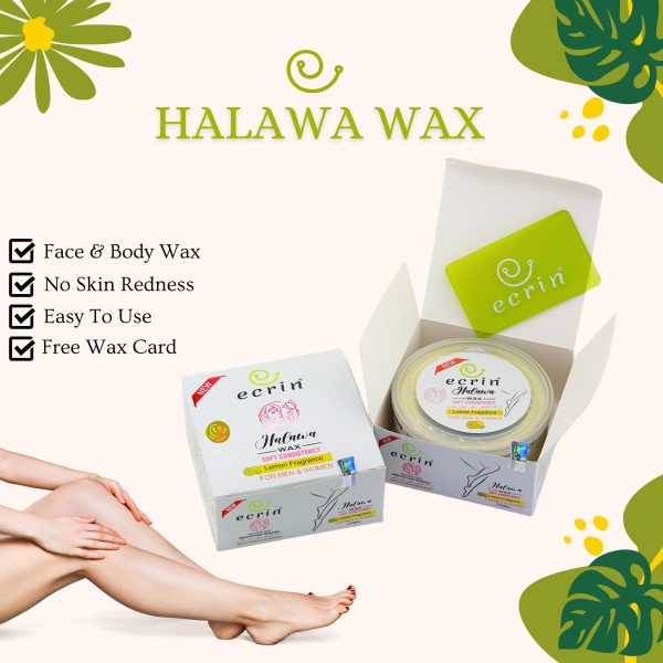 Ecrin Organic Halawa Wax - Lemon & Sugar 100% original
