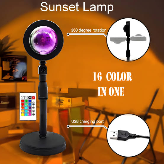 Sunset Lamp Multi Color