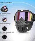 Bike Face Mask Goggles Stylish Design