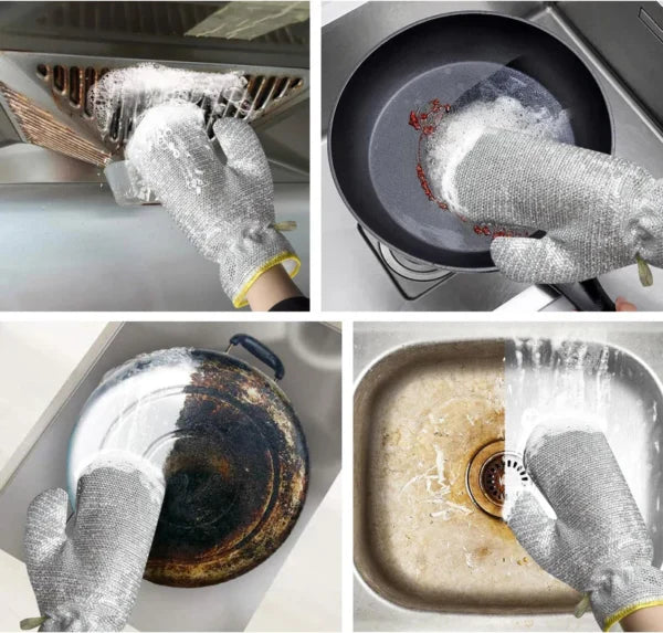Steel Wire Dishwashing Gloves