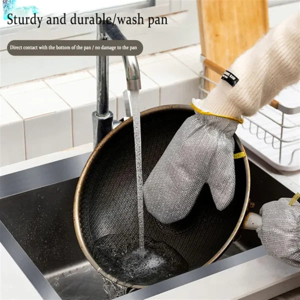 Steel Wire Dishwashing Gloves