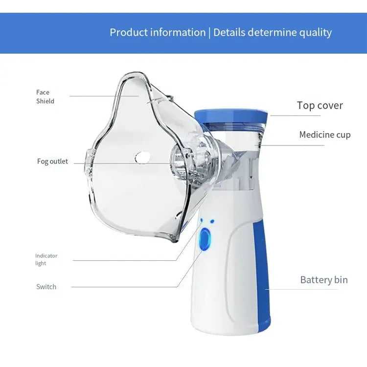 Potable Mesh Nebulizer For Kids & Adults