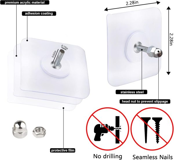 Punch-Free Screw Stickers