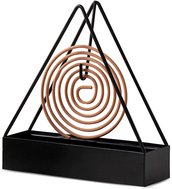 Triangular Shape Wrought Iron Mosquito Coil Holder